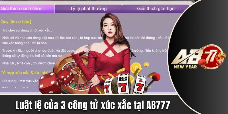 Luật chơi chi tiết của game xúc xắc 3 công tử