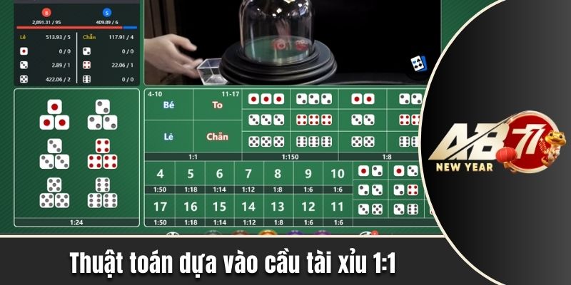 Thuật toán dựa vào cầu tài xỉu 1:1