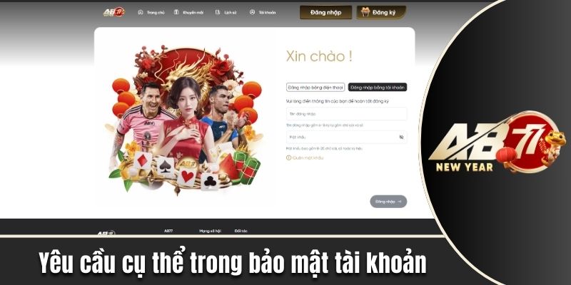 Tìm hiểu yêu cầu cụ thể trong bảo mật tại nhà cái